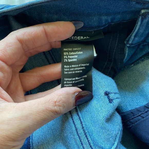 PAIGE Federal Slim Straight Men’s Jeans – Size 28, Vintage-Inspired Wash - Picture 4 of 6